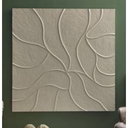 Paveikslas WAVES 120x120 rusvas
