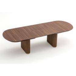 Išskleidžiamas stalas PALM 206(286)x103 riešuto