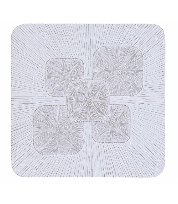 Dekoracija MANGO 120x120 baltas