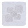 Dekoracija MANGO 120x120 baltas