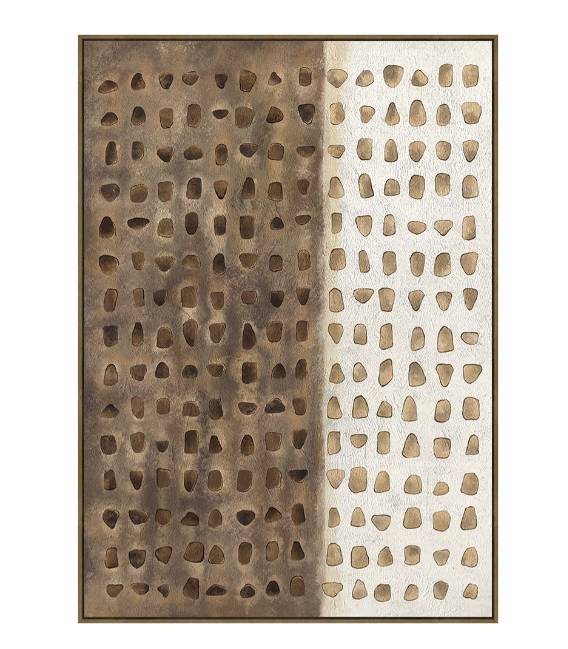 Paveikslas LINEA-A 100x140 rudas/baltas