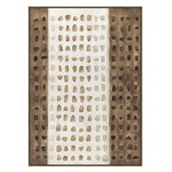 Paveikslas LINEA-B 100x140 rudas/baltas