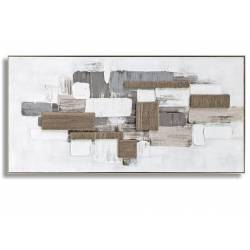 Paveikslas CUERDA 70x140 rusvas/baltas