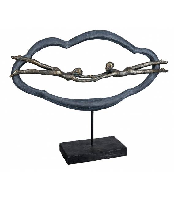 Dekoracija LOVE 41x32 pilka