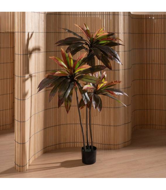 Dirbtinis augalas DRACAENA 165h žalias/raudonas