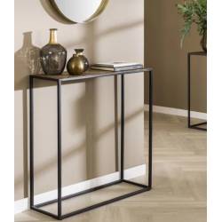 Konsolė METALLIC 75x25 bronzinė/juoda