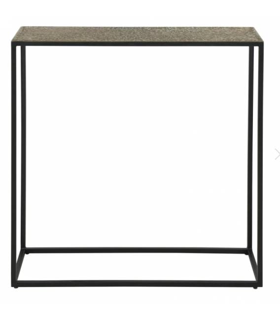 Konsolė METALLIC 75x25 bronzinė/juoda