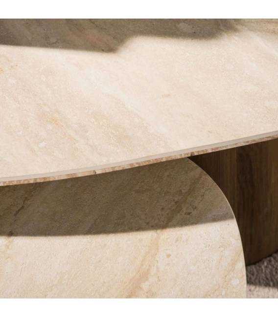 Kavos staliukų komplektas ROMANO 67x74/72x93 rusvas