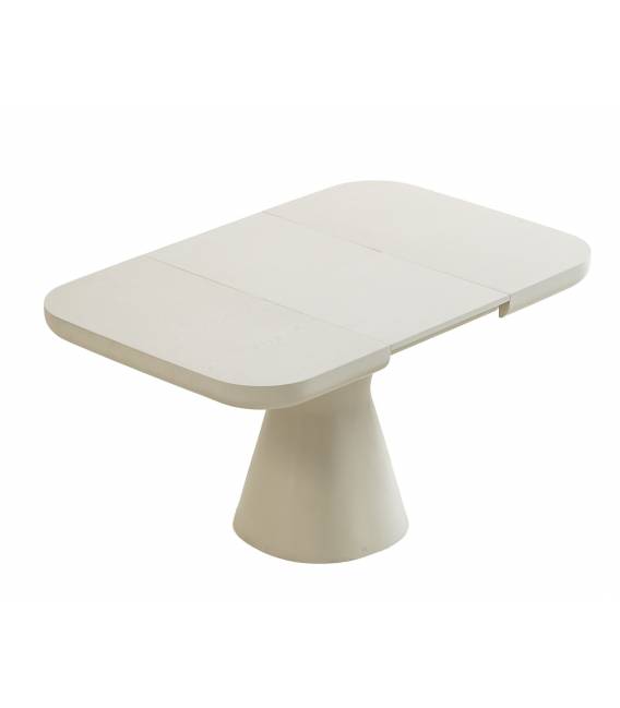 Išskleidžiamas stalas DIAMOND 95(175)x95 traverten / cream