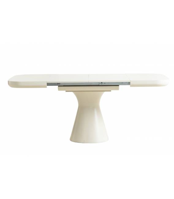 Išskleidžiamas stalas DIAMOND 95(175)x95 traverten / cream