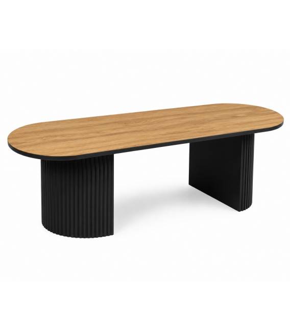 Kavos staliukas TEMPO 140x70 legnano / black
