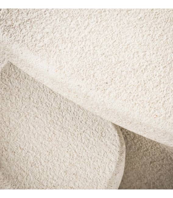 Kavos staliukų komplektas STONE 44x57 baltas (2vnt.)