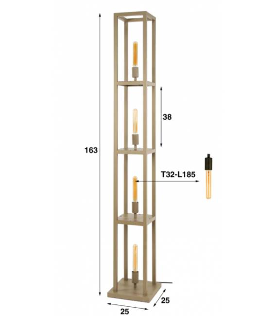 Šviestuvas QUADRA 163h beige