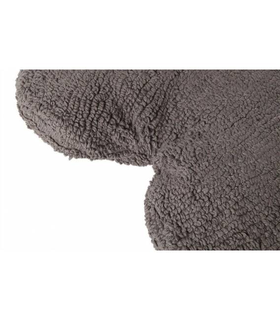 Skalbiama vaikiška pagalvėlė Heart Dark Grey 50x45 cm