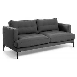Dvivietė sofa VINNY tamsiai pilka