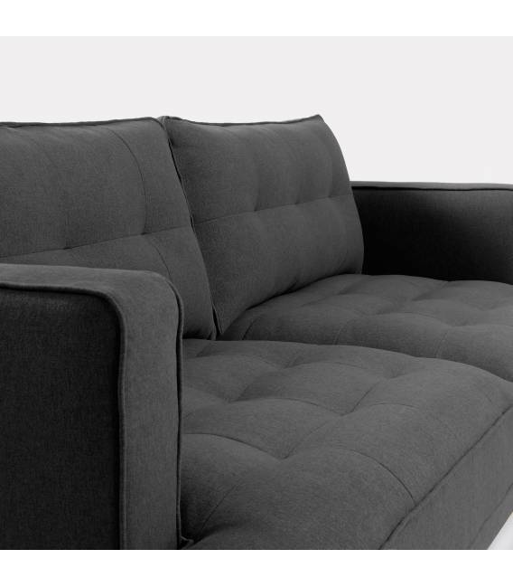 Dvivietė sofa VINNY tamsiai pilka