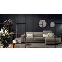 Minkštas kampas ROBERT 275x165 pilkas