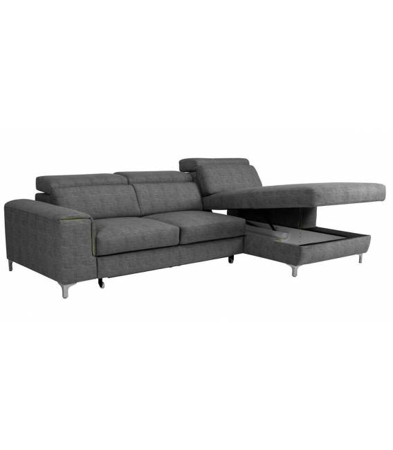 Minkštas kampas AVONEGA 280x170 pilkas