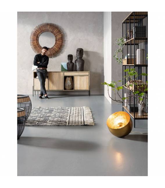 Veidrodis SUNLIGHT Ø120 rudas