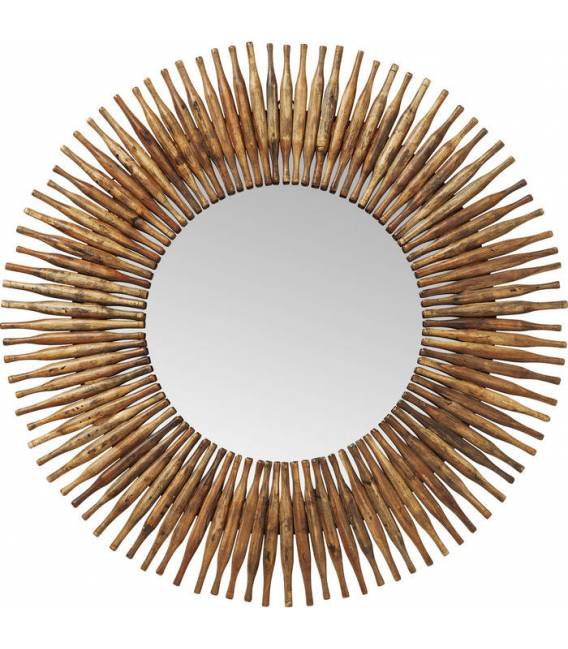 Veidrodis SUNLIGHT Ø120 rudas