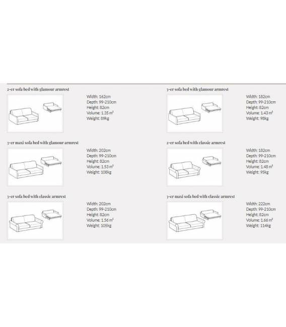 Sofa-lova MADEIRA 182x99
