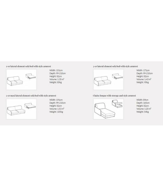 Sofa-lova MADEIRA 182x99