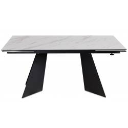 Išskleidžiamas stalas DORIANO 160(240)x90x76 baltas 