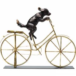 Dekoracija DOG WITH BICYCLE