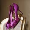 Paveikslas PINK SHOES 100x100 violetinis/beige