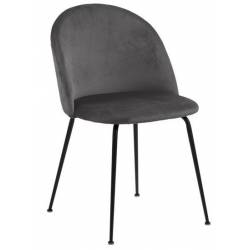 Kėdė 85652 VIC tamsiai pilka
