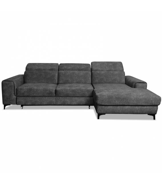 Minkštas kampas AVONEGA 280x170 pilkas