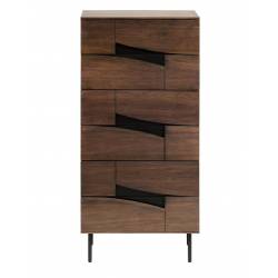 Komoda CUTT 60x126 tamsiai ruda