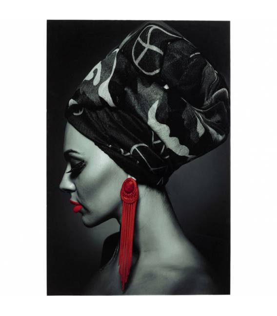 Paveikslas LADY RED 120x80 juodas