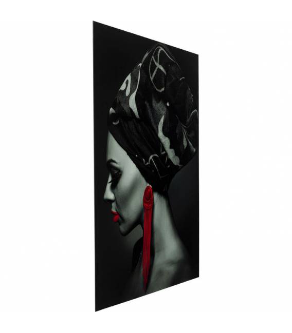 Paveikslas LADY RED 120x80 juodas