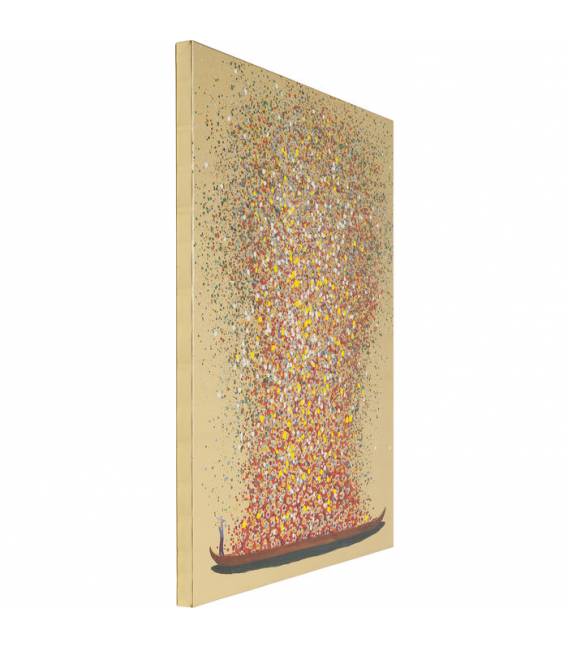 Paveikslas BOAT GOLD RED 160x120 margas