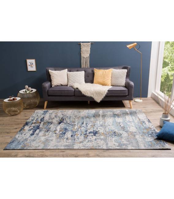 Kilimas ABSTRAKT 240x160 mėlynas/margas