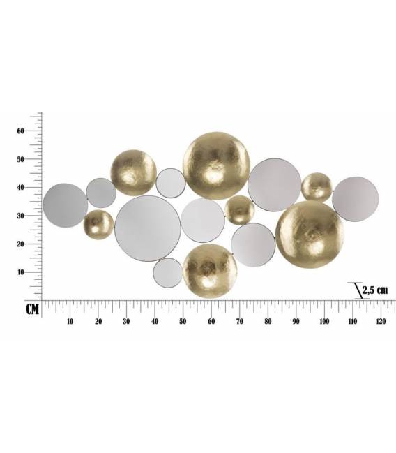 Dekoracija GOLD MIRROR 118x60 aukso