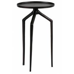 Šoninis staliukas MOSQUITO juodas metalas/antikinis