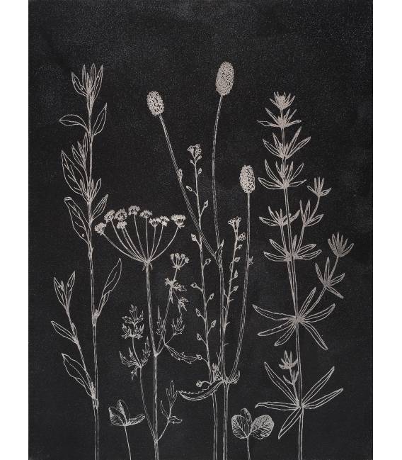 Paveikslas BLACK AND GOLD 90x120 juodas