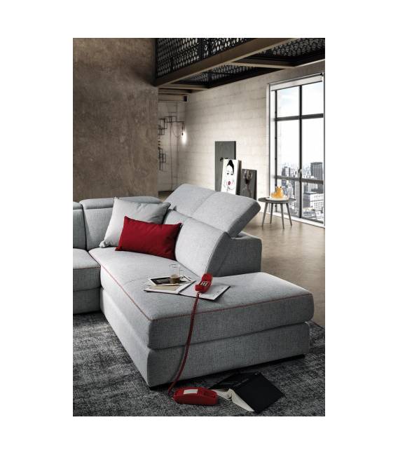 Minkštas kampas ASTOR 302x227 pilkas