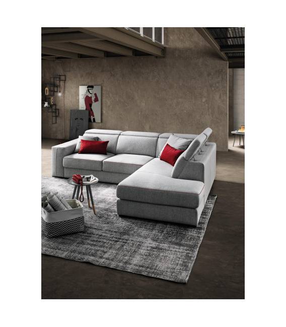 Minkštas kampas ASTOR 302x227 pilkas