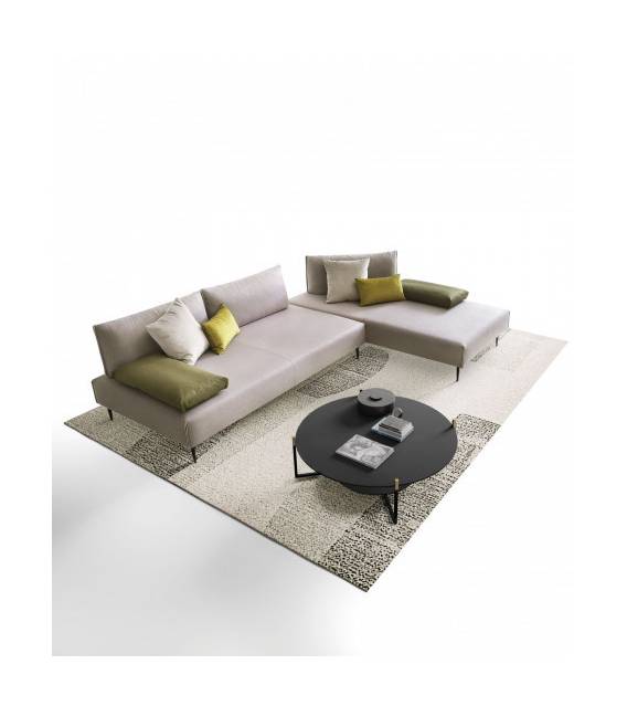 Minkštas kampas BACIO 333x187 pilkas