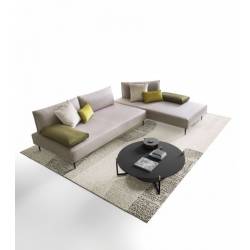 Minkštas kampas BACIO 333x187 pilkas