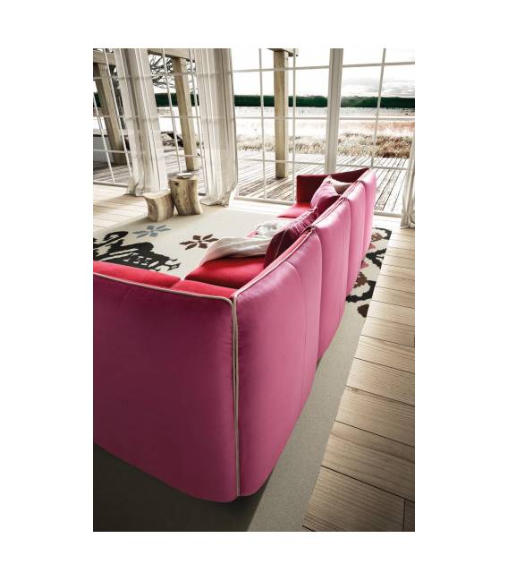 Minkštas kampas KUBIK 204x213 baltas/rudas