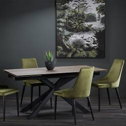 Išskleidžiamas stalas LEGNANO 160(240)x90 medžio imitacija