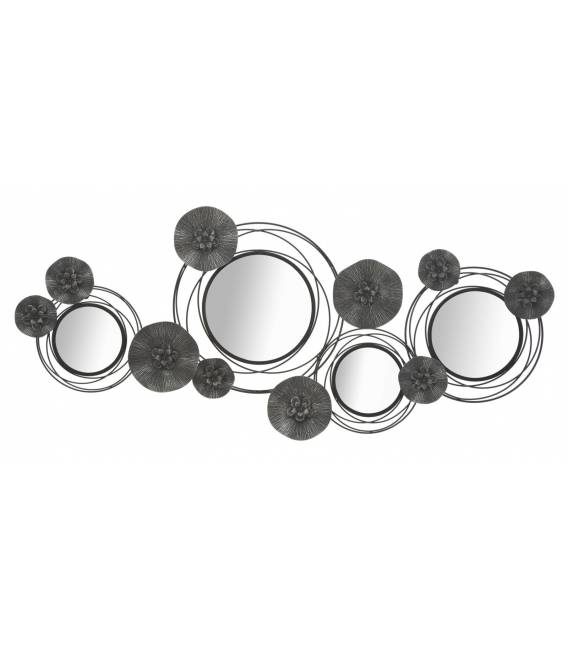 Dekoracija ROUND 117x49 juoda