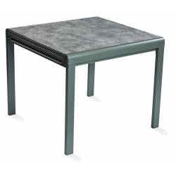 Išskleidžiamas stalas COSMO 90(180)x90 tamsiai pilkas