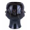Vaza MASK ROUND tamsiai ruda