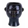 Vaza MASK ROUND tamsiai ruda