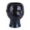 Vaza MASK ROUND tamsiai ruda